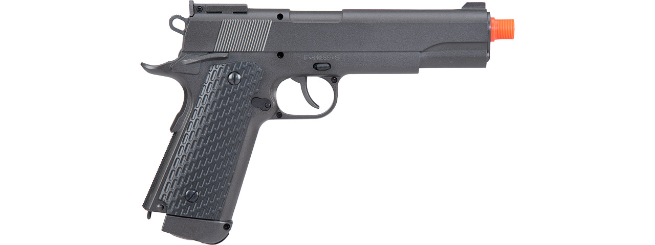 WellFire CO2 Non Blowback 1911 Airsoft Pistol (Color: Gun Metal Gray) - Click Image to Close