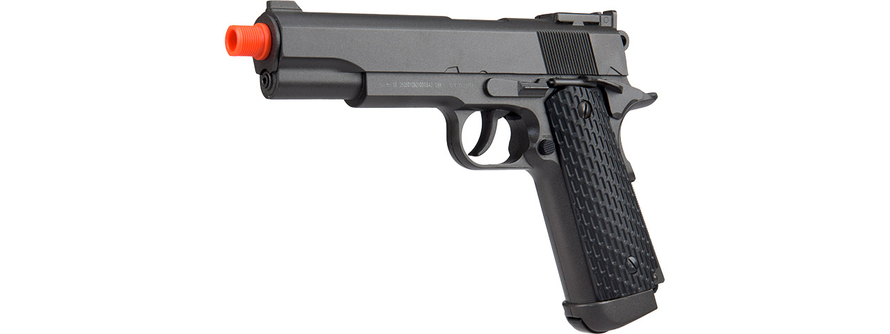 WellFire CO2 Non Blowback 1911 Airsoft Pistol (Color: Gun Metal Gray) - Click Image to Close