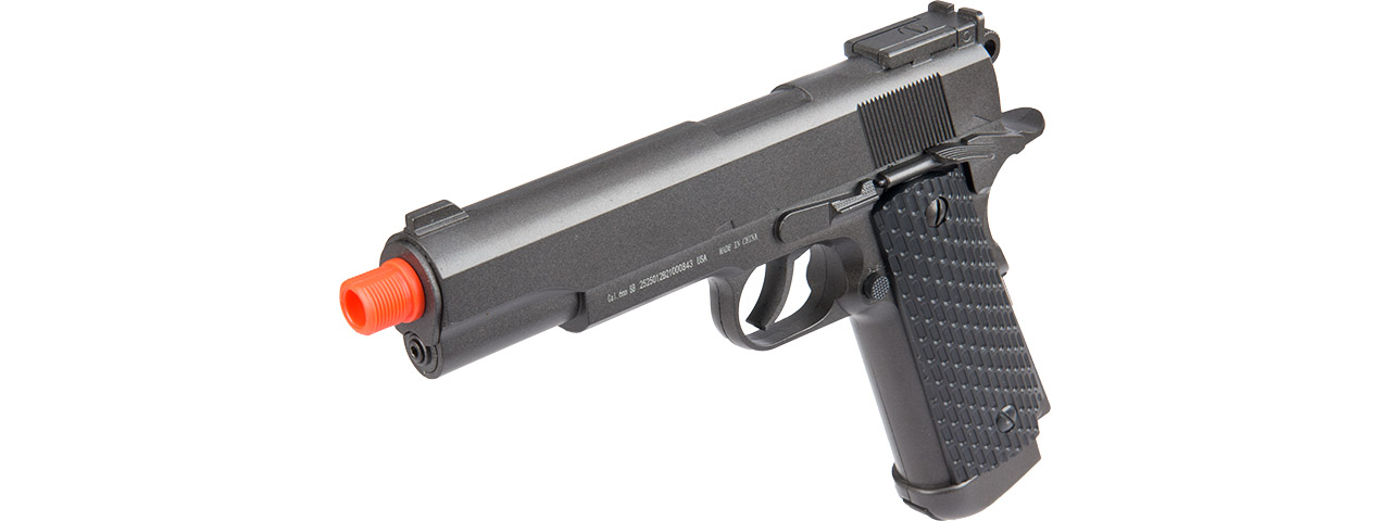 WellFire CO2 Non Blowback 1911 Airsoft Pistol (Color: Gun Metal Gray)