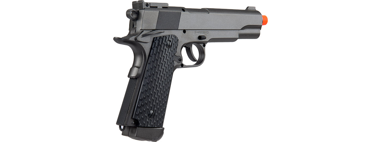 WellFire CO2 Non Blowback 1911 Airsoft Pistol (Color: Gun Metal Gray)