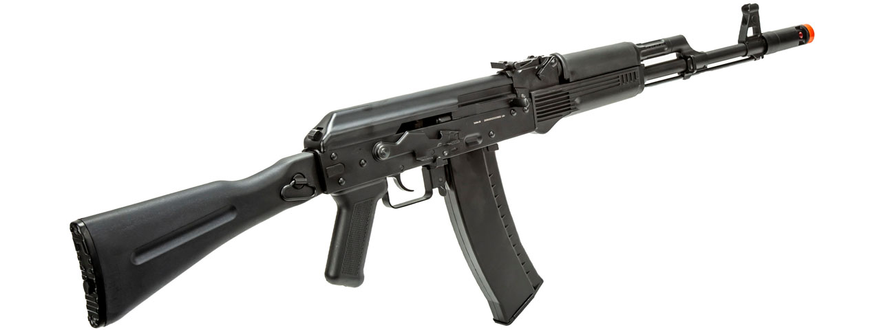 WellFire AK74 Co2 Blowback Airsoft Rifle with Folding Stock (Color: Black)