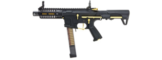 G&G CM16 ARP9 Stealth Gold PDW AEG (Color: Black / Gold)