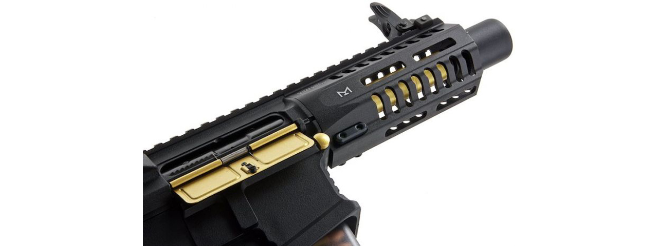 G&G CM16 ARP9 Stealth Gold PDW AEG (Color: Black / Gold) - Click Image to Close