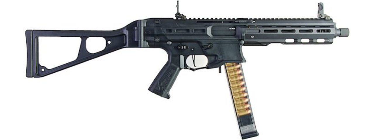 G&G Striker PCC45 SMG AEG Airsoft Rifle (Color: Black) - Click Image to Close