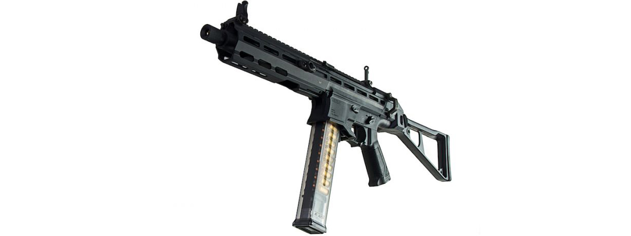 G&G Striker PCC45 SMG AEG Airsoft Rifle (Color: Black) - Click Image to Close