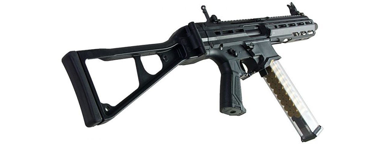 G&G Striker PCC45 SMG AEG Airsoft Rifle (Color: Black) - Click Image to Close