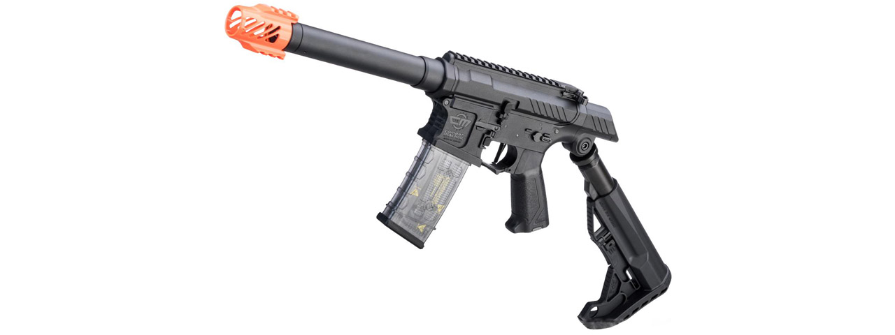 G&G SSG-1 USR Airsoft AEG Rifle w/ Variable Angle Stock and ETU Mosfet (Color: Black) - Click Image to Close