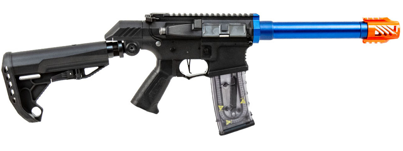 G&G SSG-1 USR Airsoft AEG Rifle w/ Variable Angle Stock and ETU Mosfet (Color: Blue) - Click Image to Close