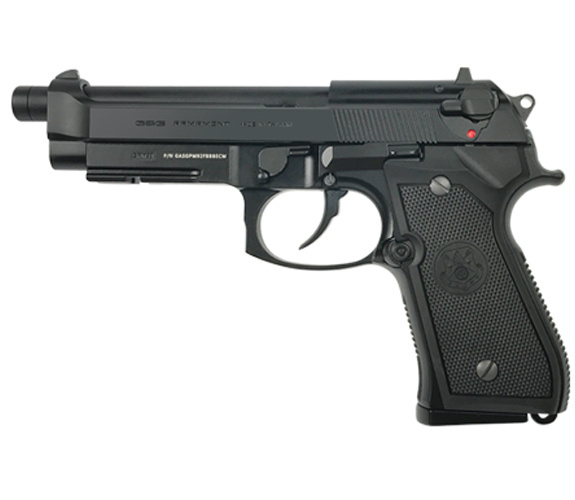 G&G Full Metal M92F Gas Blowback Airsoft M9 Pistol (Color: Black)