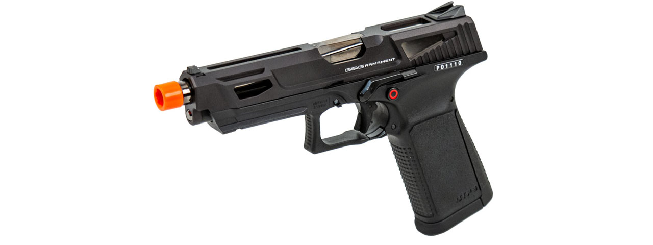 G&G GTP9-MS Metal Slide Gas Blowback Airsoft Pistol (Color: Black) - Click Image to Close