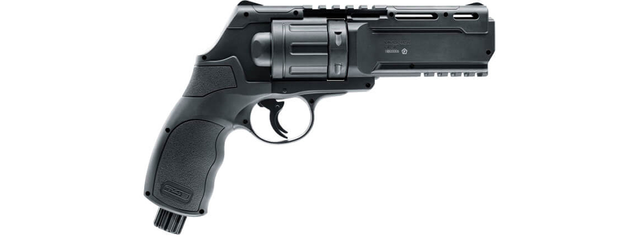 Umarex T4E TR50 .50 Cal Paintball Revolver Pistol (Color: Black) - Click Image to Close