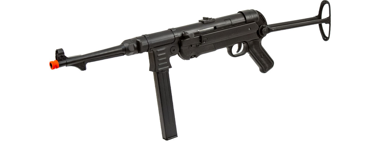 UK Arms M40P WWII Full Metal Machine Pistol AEG (Color: Black & Imitation Wood) - Click Image to Close