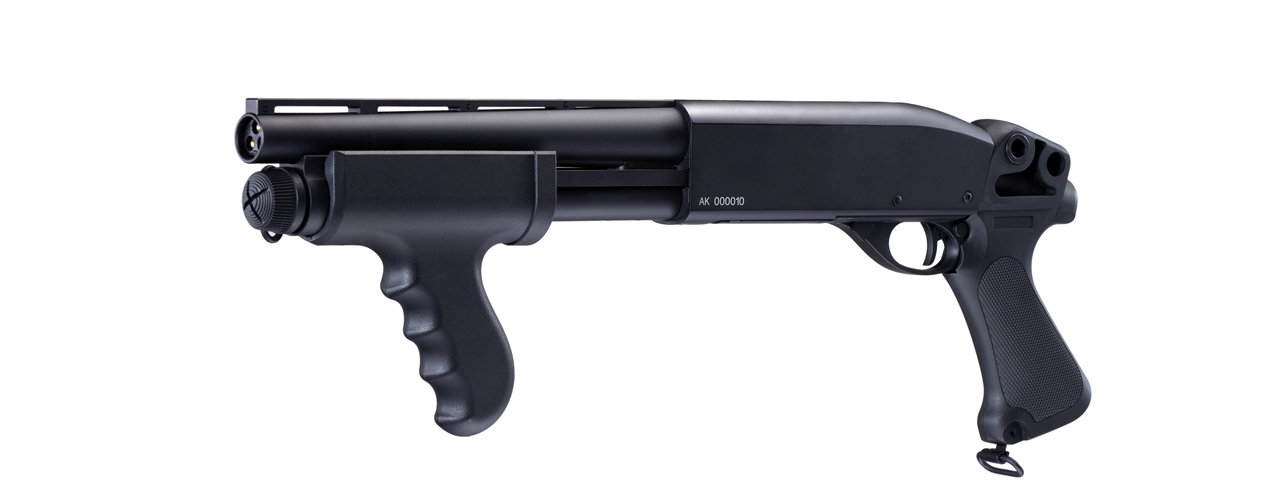 Atlas Custom Works IU-SXR1 CQB Pump Action Shotgun (Black) - Click Image to Close