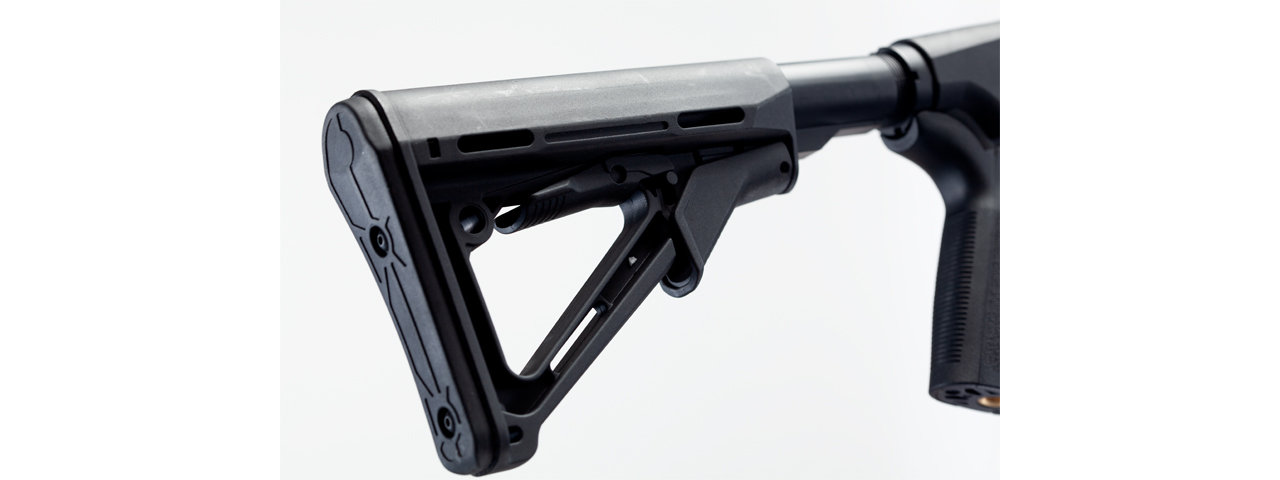 Atlas Custom Works IU-SXR2 Tactical Pump Shotgun w/ Adjustable Stock (Black) - Click Image to Close