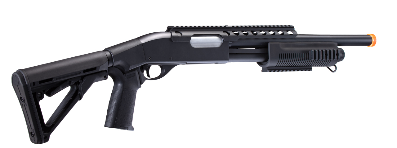 Atlas Custom Works IU-SXR2 Tactical Pump Shotgun w/ Adjustable Stock (Black)