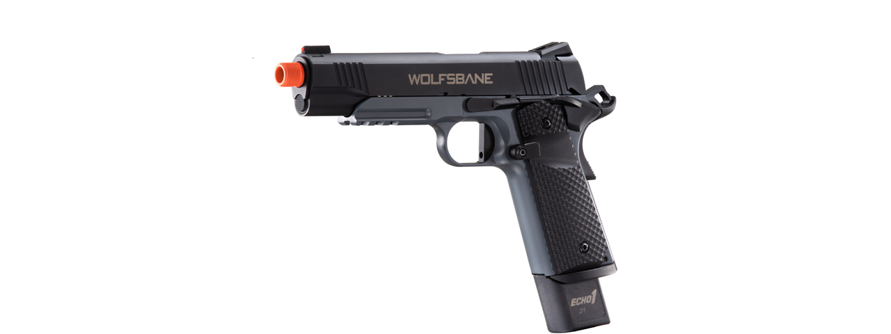 Echo1 Wolfsbane M1911 Gas Blowback Pistol (Black)