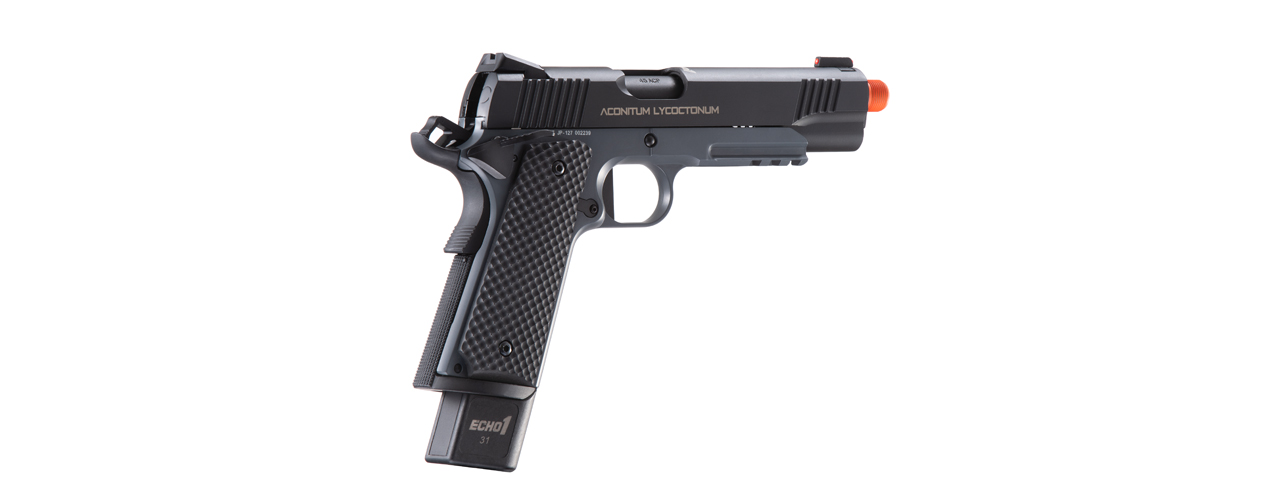 Echo1 Wolfsbane M1911 Gas Blowback Pistol (Black)