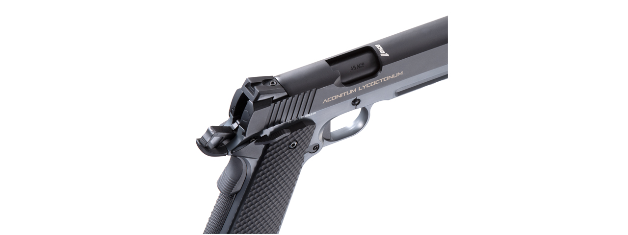 Echo1 Wolfsbane M1911 Gas Blowback Pistol (Black) - Click Image to Close