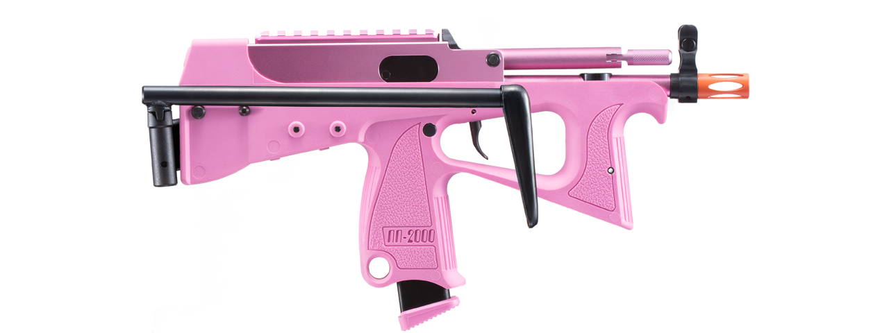 Modify Tech PP-2K Gas Blowback Airsoft SMG (Pink) - Click Image to Close