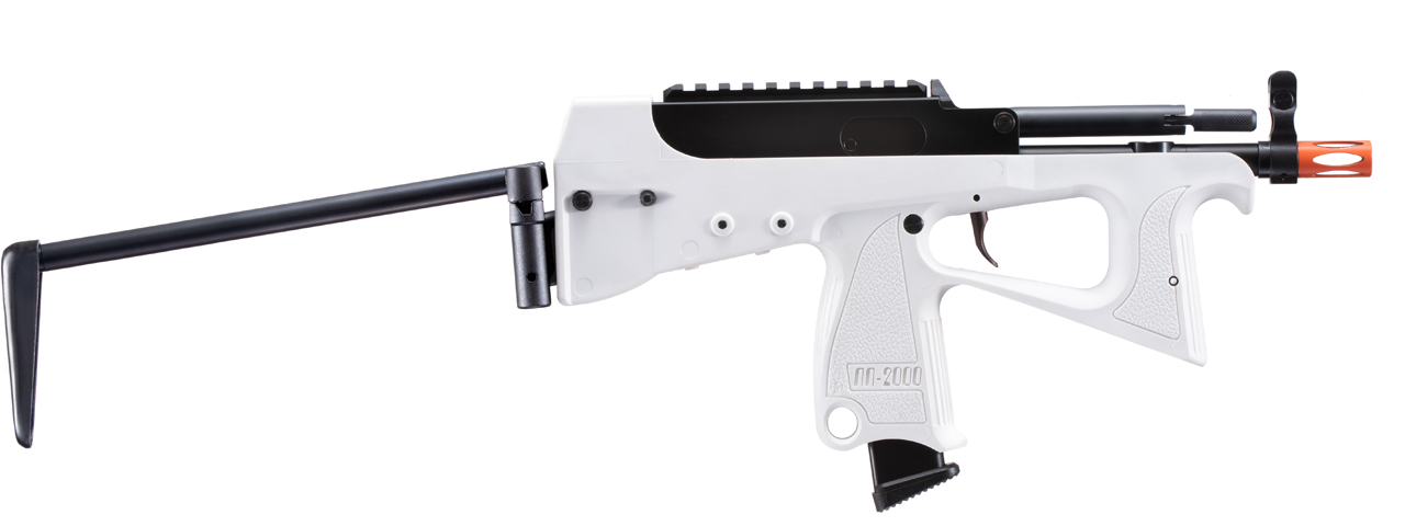 Modify Tech PP-2K Gas Blowback Airsoft SMG (White) - Click Image to Close