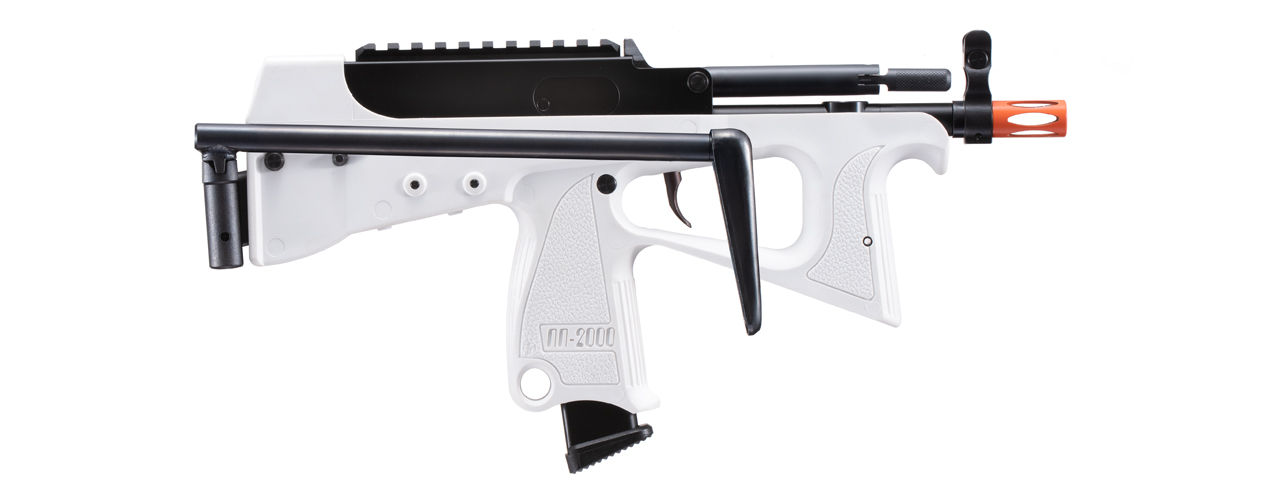 Modify Tech PP-2K Gas Blowback Airsoft SMG (White) - Click Image to Close