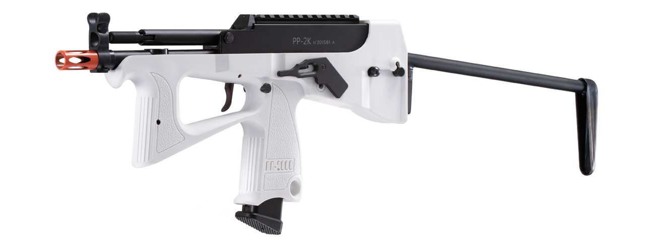 Modify Tech PP-2K Gas Blowback Airsoft SMG (White) - Click Image to Close