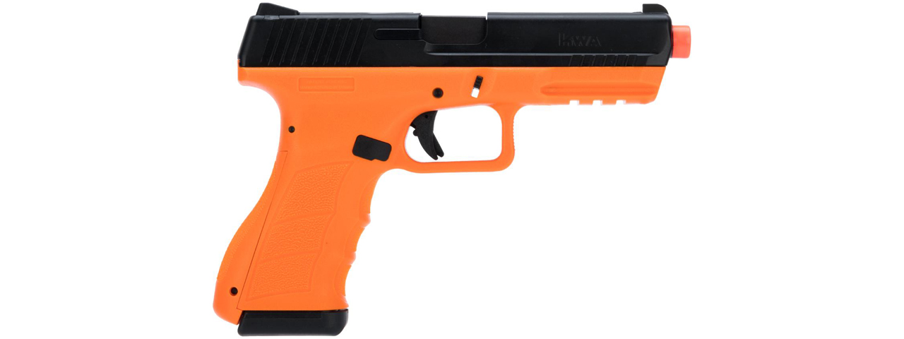 KWA Full Size Training ATP-LE Airsoft Gas Blowback Pistol (Color: Black / Orange)