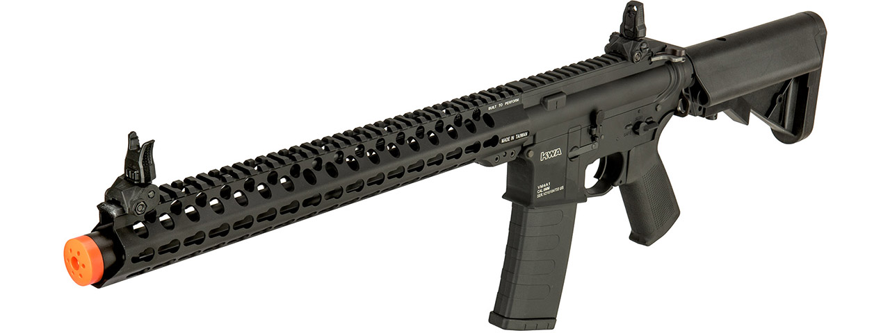 KWA AEG 2.5 VM4 Ronin Gen 2 Airsoft Rifle w/ 15" Keymod Handguard (Color: Black)