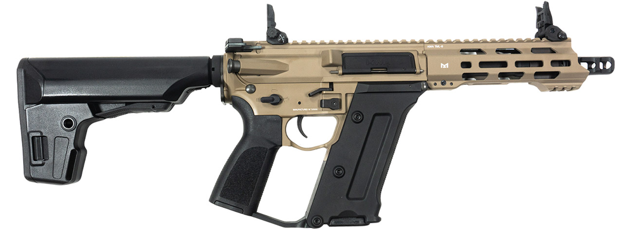 KWA Ronin Tactical AEG 2.5+ TK.45C2 Airsoft AEG (Color: Flat Desert Earth) - Click Image to Close