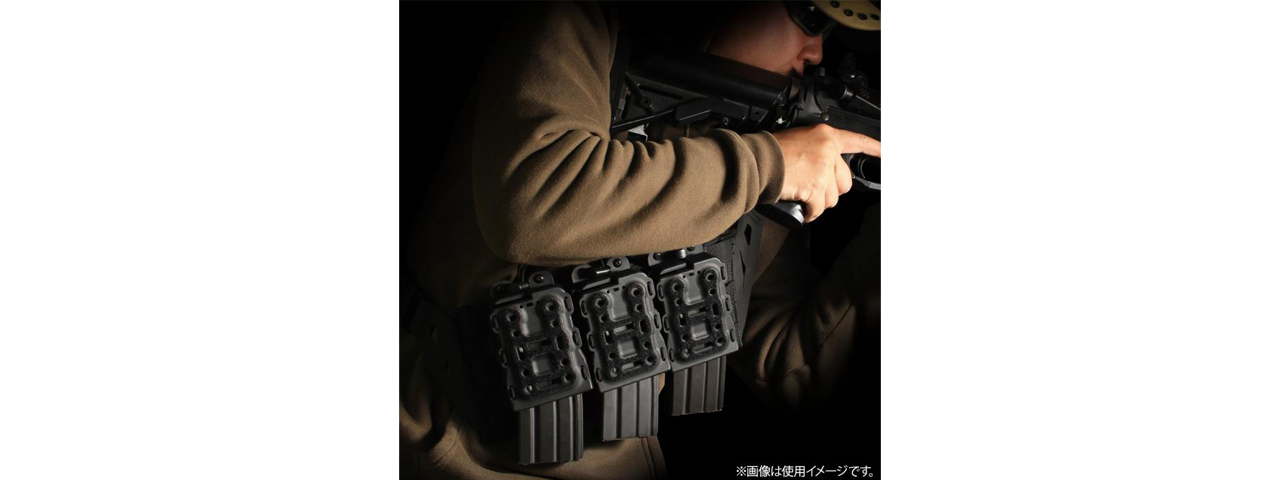 Laylax Cross Chest Lightweight Molle Bandolier Sling Rig (Color: Black) - Click Image to Close