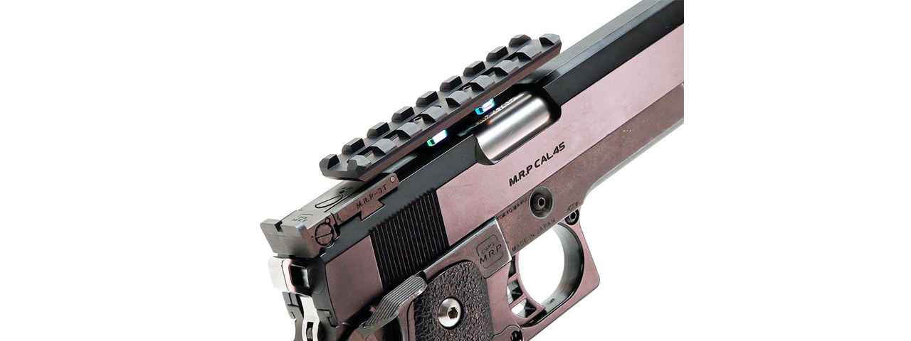 Laylax Nine Ball Aluminum Custom Neo Scope Mount Base for Tokyo Marui Hi-Capa 5.1 Series GBB Pistols (Color: Heat Gradation)