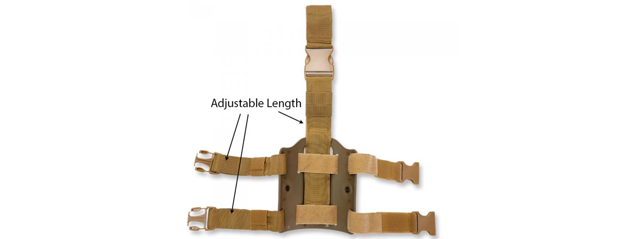 Laylax Drop Leg Holster Platform (Color: Tan)