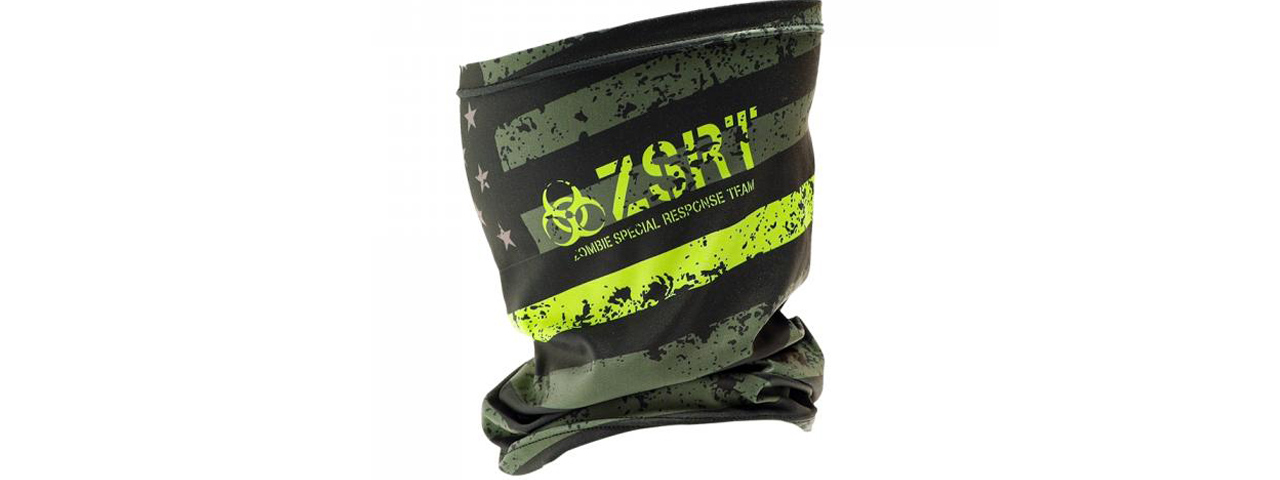 Laylax Zombie Special Response Team (ZSRT) Slim Fit Cool Neck Gaiter - Click Image to Close