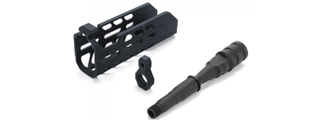 Laylax Short Handguard and Outer Barrel Set for Sig Air MCX (Color: Black)