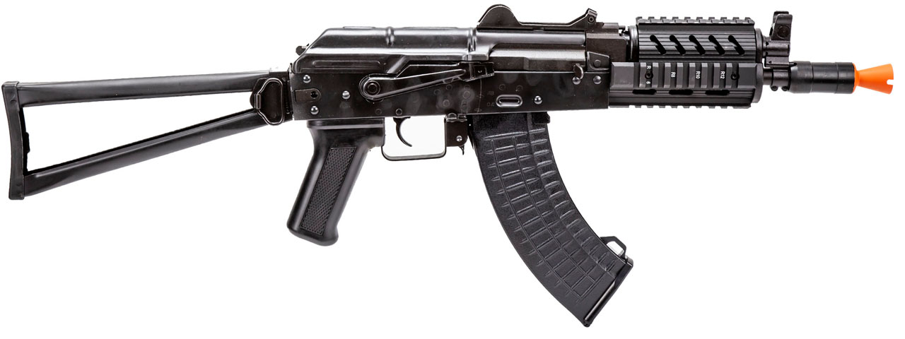 LCT Airsoft AK74 Assault Rifle AEG w/ TX Railed Handguard - Black - Click Image to Close