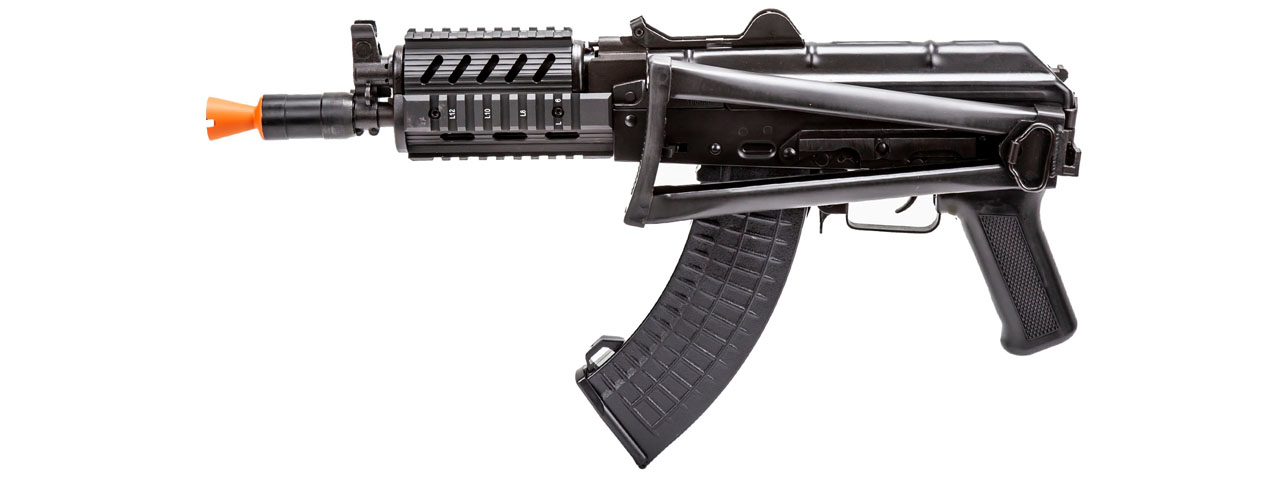 LCT Airsoft AK74 Assault Rifle AEG w/ TX Railed Handguard - Black - Click Image to Close