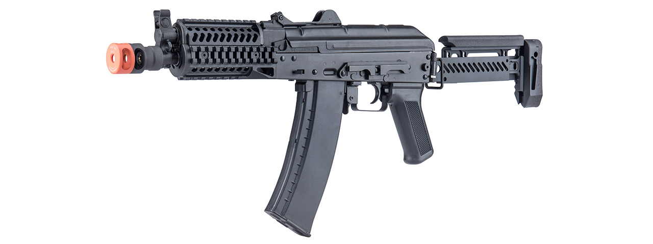 LCT ZKS-74UN AK AEG Rifle w/ Folding Stock (Black) - Click Image to Close