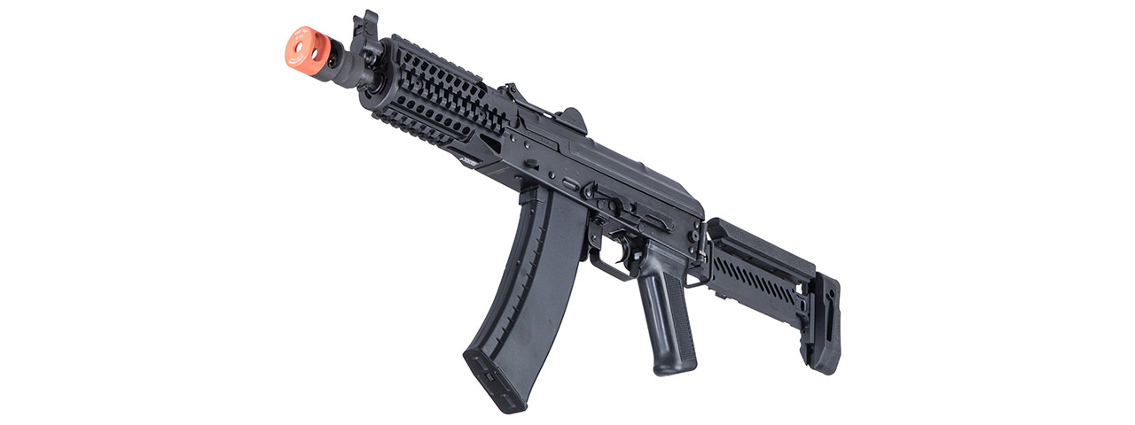 LCT ZKS-74UN AK AEG Rifle w/ Folding Stock (Black) - Click Image to Close