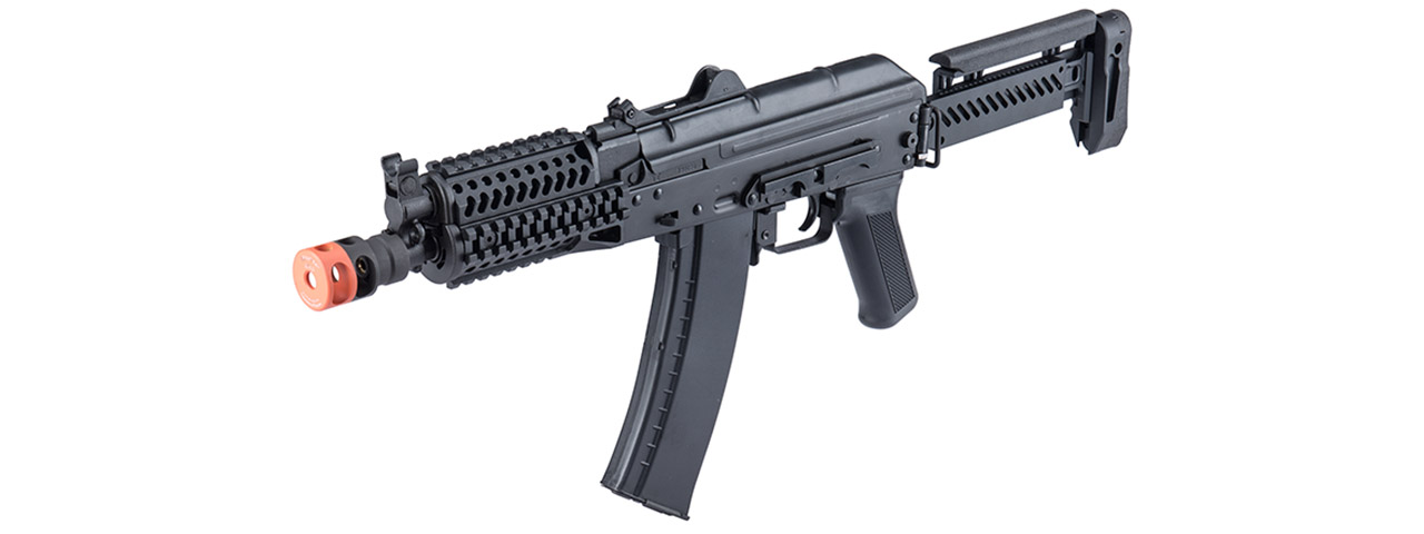 LCT ZKS-74UN AK AEG Rifle w/ Folding Stock (Black) - Click Image to Close