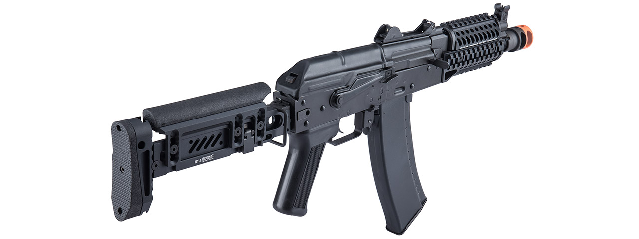 LCT ZKS-74UN AK AEG Rifle w/ Folding Stock (Black) - Click Image to Close