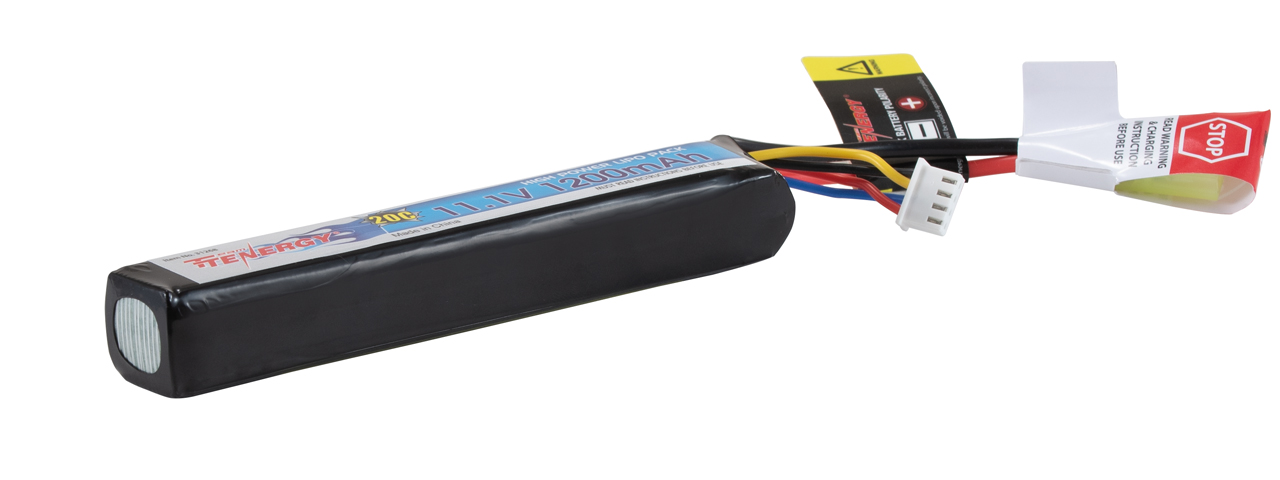 Tenergy LiPo11.1V1200S Stick Battery Pack - Click Image to Close