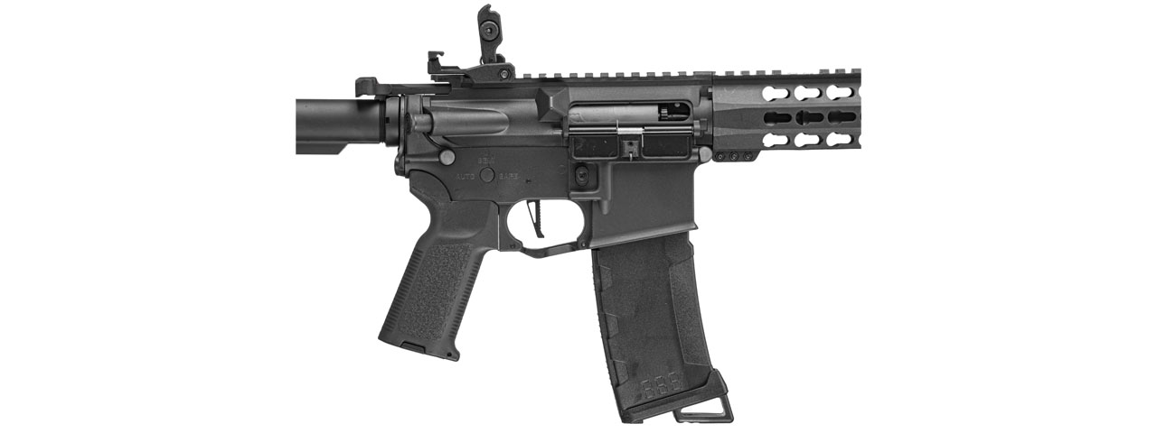 Lancer Tactical Gen 3 MK18 Mod 0 Nylon Polymer M4 Airsoft AEG Rifle (Color: Black) - Click Image to Close