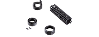 Lancer Tactical LT-15B 7" Rail System for M4/M16 (Color: Black)