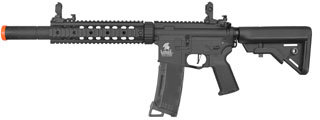 Lancer Tactical Gen 3 Nylon Polymer M4 SD AEG Airsoft Rifle with Mock Suppressor (Color: Black)