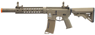 Lancer Tactical Gen 3 Nylon Polymer M4 SD AEG Airsoft Rifle with Mock Suppressor (Color: Tan)