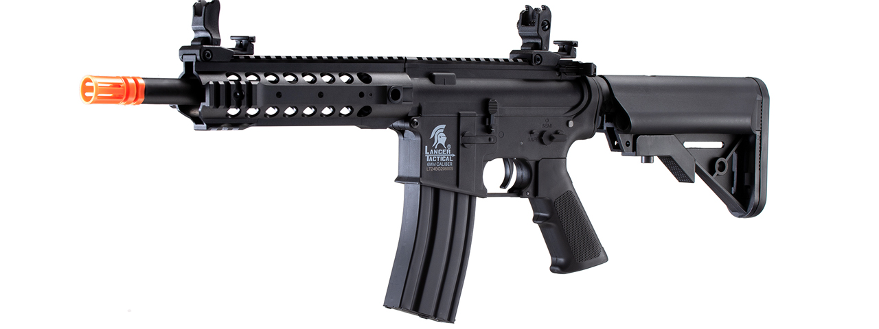 Lancer Tactical LT-24B Gen 2 CQB M4 AEG Rifle - Black (Battery and Charger Included)