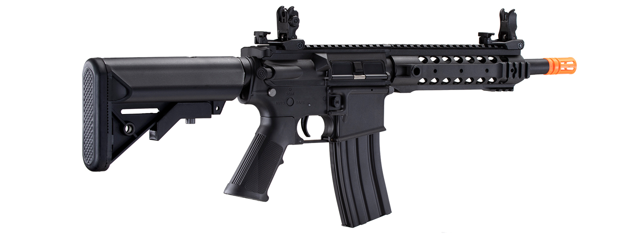 Lancer Tactical LT-24B Gen 2 CQB M4 AEG Rifle - Black (Battery and Charger Included) - Click Image to Close