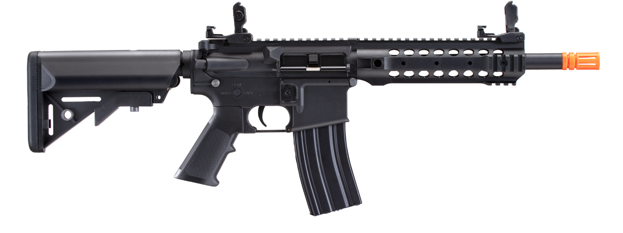 Lancer Tactical LT-24B Gen 2 CQB M4 AEG Rifle - Black (Battery and Charger Included) - Click Image to Close