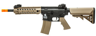 Lancer Tactical Gen 2 M4 CQB AEG Rifle - Black/Tan (Battery and Charger Included)
