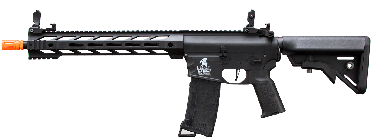 Lancer Tactical Gen 3 M4 SPR Interceptor Airsoft AEG Rifle (Color: Black) - Click Image to Close